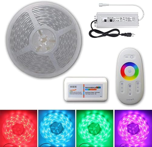 10ft 20ft 30ft 50ft 100ft 12V 60LEDsM RGB SMD 5050LED tira de luz flexible impermeable IP65al aire última intervensión
