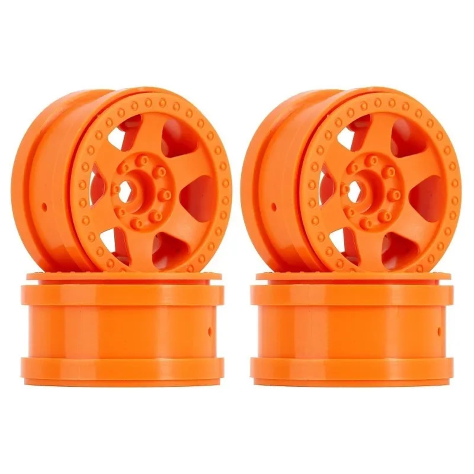 Für Axial Für SCX10 Für Wraith RR10 1/10 4PCS Kunststoff Beadlock 2, Rad Felgen 64x35mm RC Für Rock Crawler Auto RC Crawler Modelle Teile