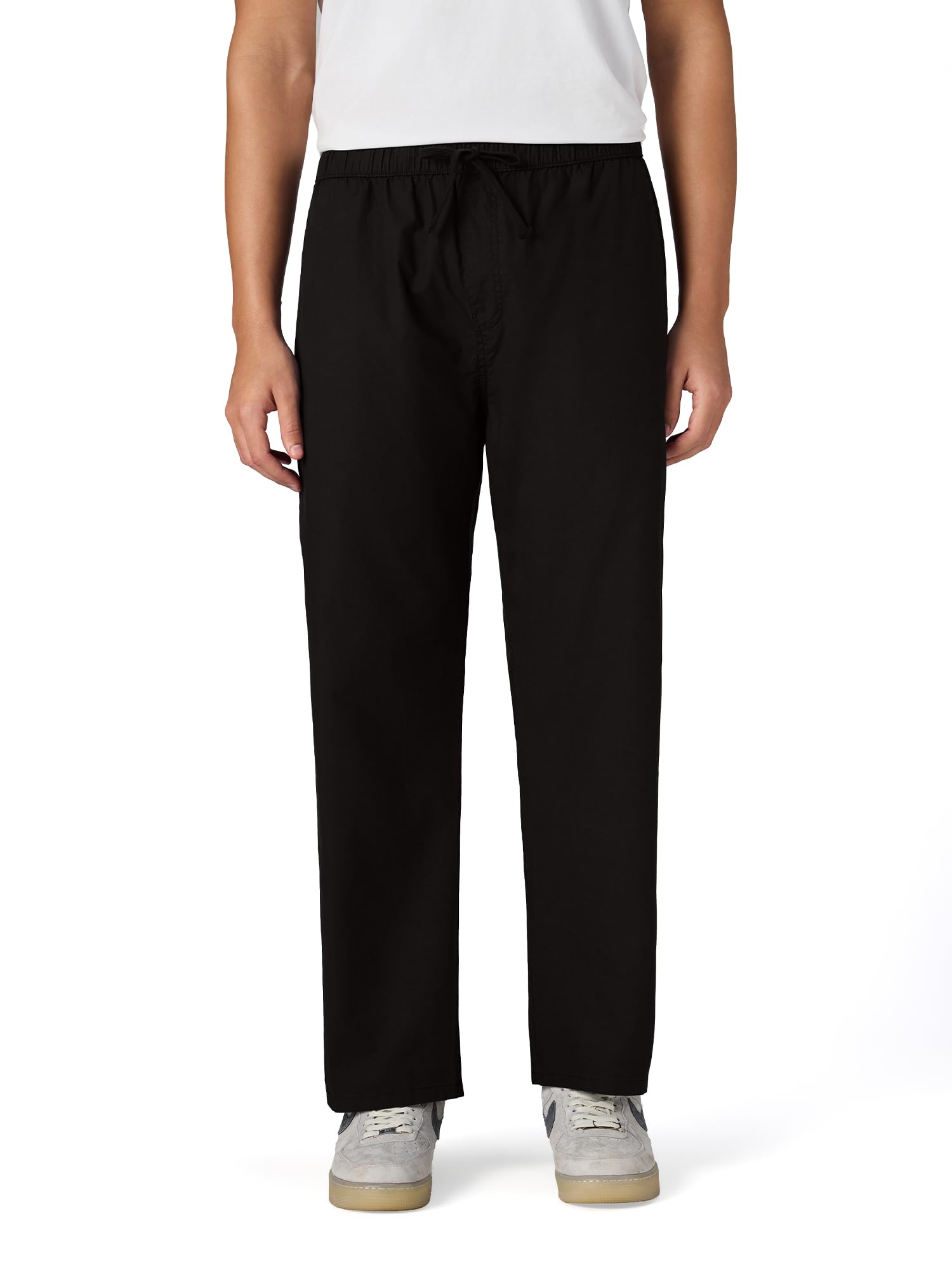xyxx Zen Cotton Solid Drawstring Pyjamas for Men | Relaxed Fit Lounge Pants with Side Pockets-picture-53