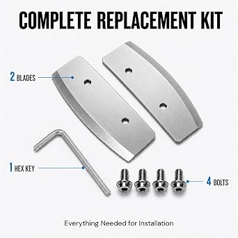 2PCS Ice Auger Blades 8 Inch Replacement