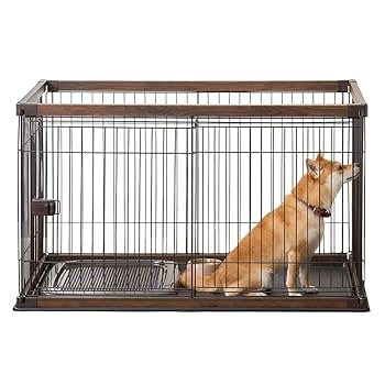 Amazon | アイリスオーヤマ 犬 サークル ウッディサークル