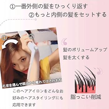 Amazon.co.jp: TSUYAGLA Mini ふんわりヘアアイロン ふわふわ
