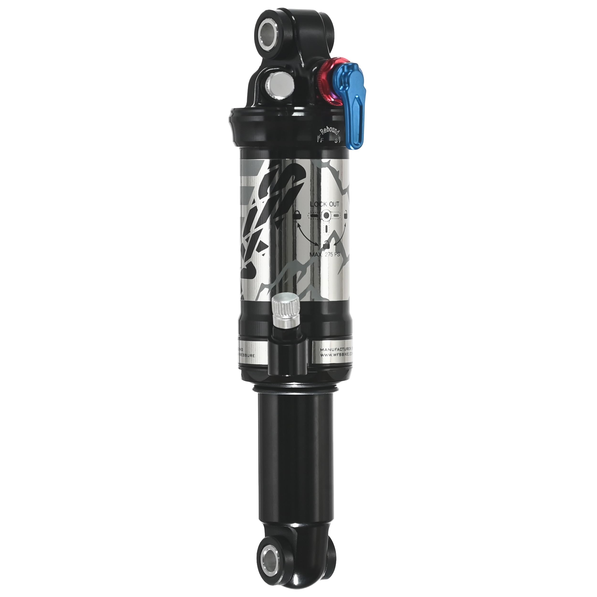WFS Revok Amortiguador Trasero 190x47mm, Negro