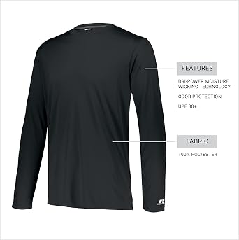 Russell Athletic Men's Long Sleeve Performance Tee