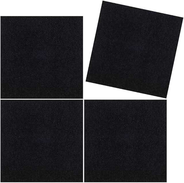 black carpet tile
