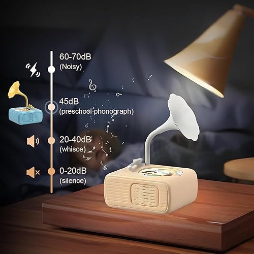 Phonograph with 96 Cards,2025 New Toddler Record Player, Story & Music Player with 8 Recording Cards, Educational Toddler Phonograph,Interactive Storytelling Toy for Preschool (Blue)(Yellow)