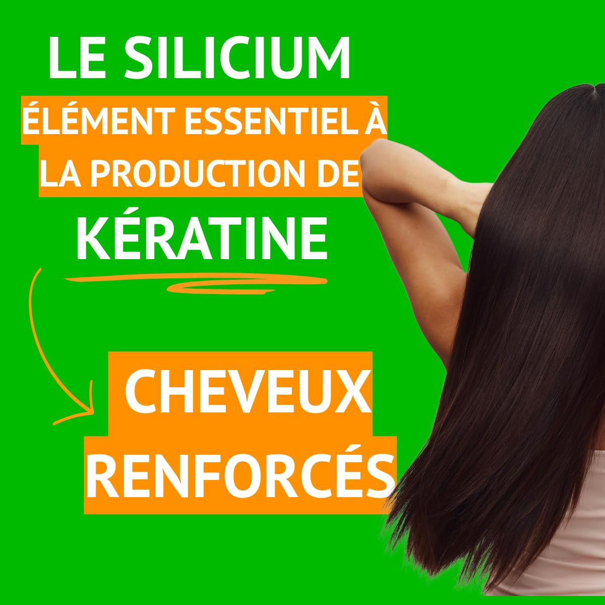 SILAGIC - Solution Buvable au Silicium Organique - Renforce Peau, Ongles & Cheveux - Maintient une Ossature Solide - Ortie, Bambou & Manganèse - Fabriqué en France - 1 L
