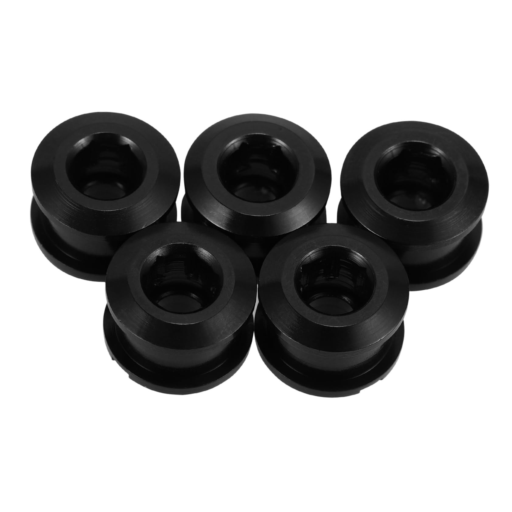 GOOHOCHY 5pcs Single Ring Bolt Fixing Screws for Mountain Bike Chainring Aluminum Alloy Bike Crank Arm Parts