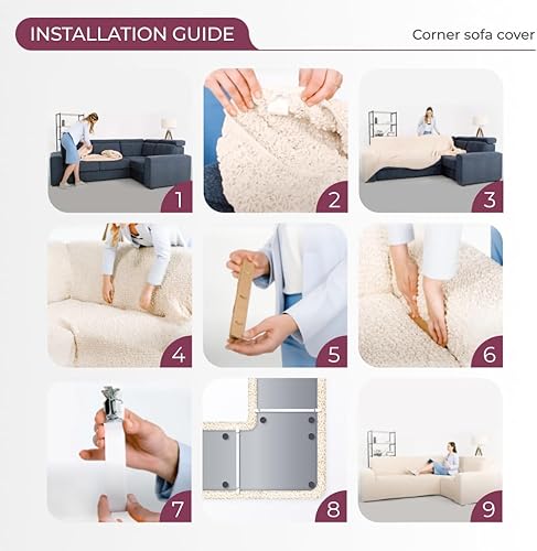 Miniatura 9 de PAULATO BY GA.I.CO. Funda para sillón, sofá, desmontable, para muebles, elástica, de doble vista, hecha en Italia, colección Mille Righe.