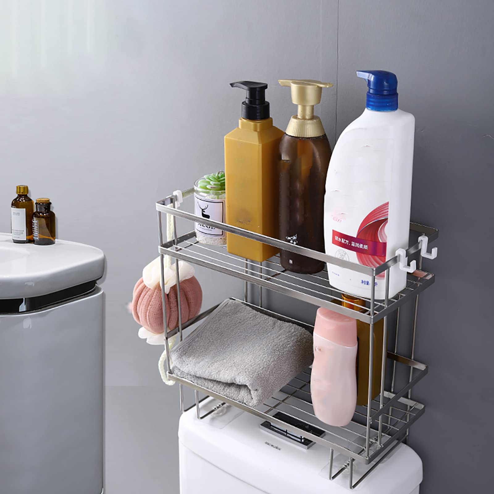Étagère de rangement en acier inoxydable 304 pour douche durable