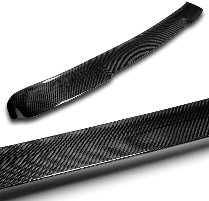 STAY-TUNED Real Carbon Fiber Rear Roof Window Visor Spoiler Wing Sport Body Kit, Compatible with Toyota Camry 2018-2024, Exterior Accessories Replacement Part