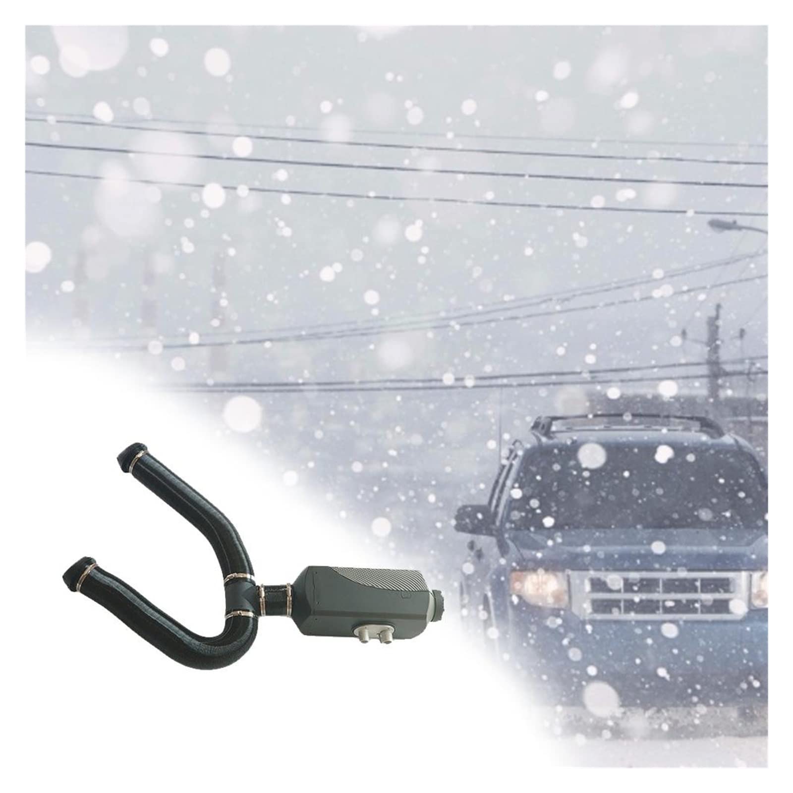 Tuyau Chauffage 75mm Avec Raccord Y Ou T – Idéal Pour Chauffage De Parking, Fourgon Aménagé, Atelier