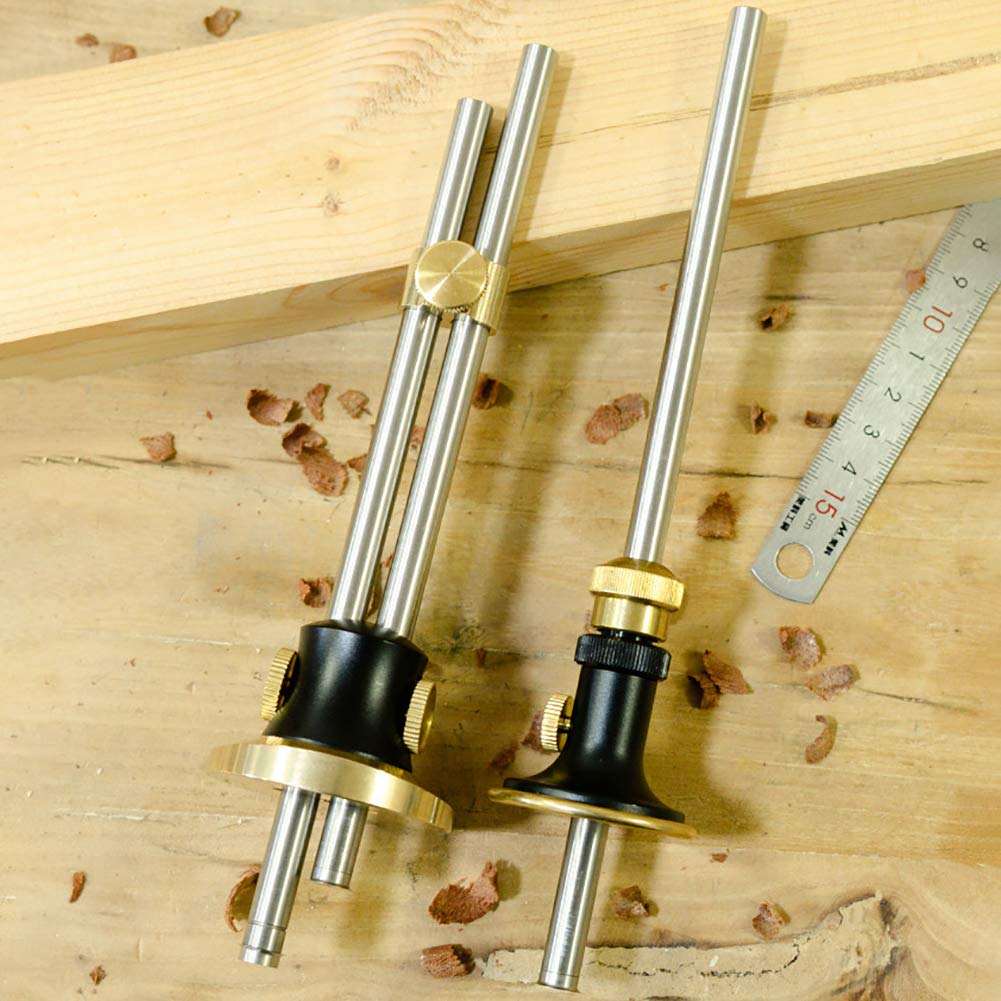 Marcador de cola de milano de doble eje para carpintería con equipo automático de dibujo de líneas y regla de trazado, herramienta de marcado de madera