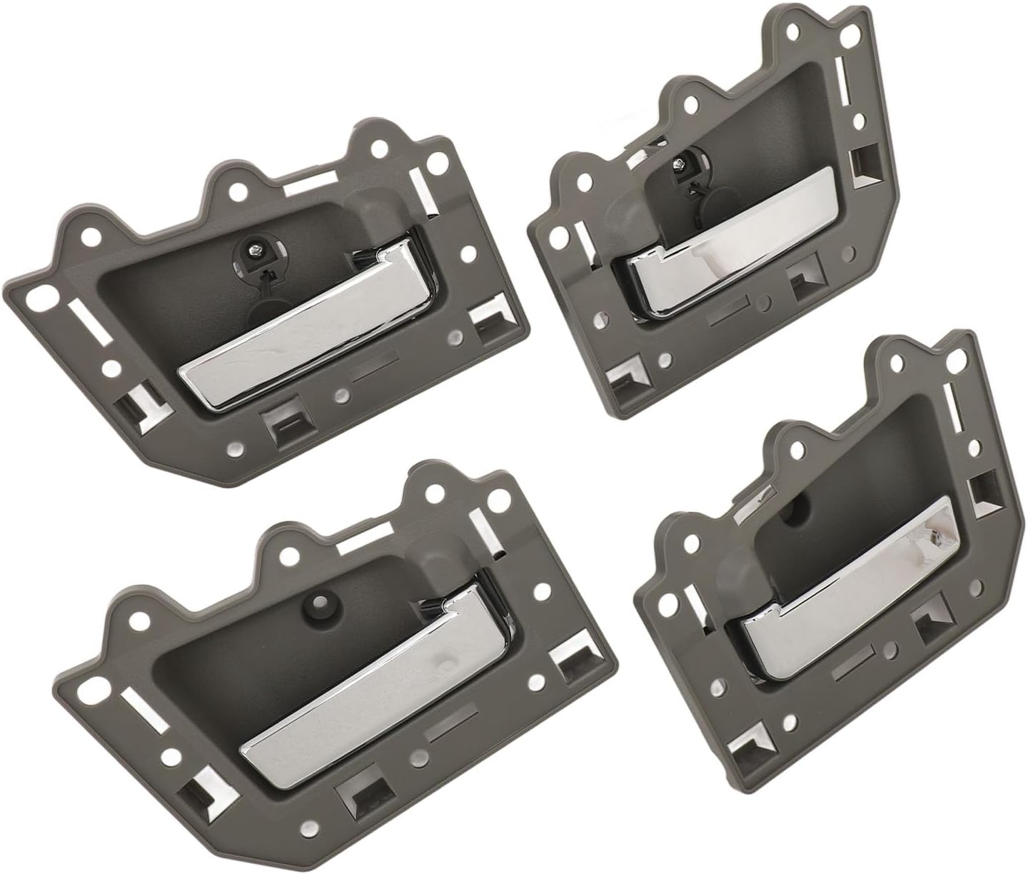 4PCS Inside Door Handles 1JV471J3AA Front Rear Interior Door Handles Replacement for 2005 to 2011 4 Set Front Left Right Door Provides Comprehensive Inside Door Hand