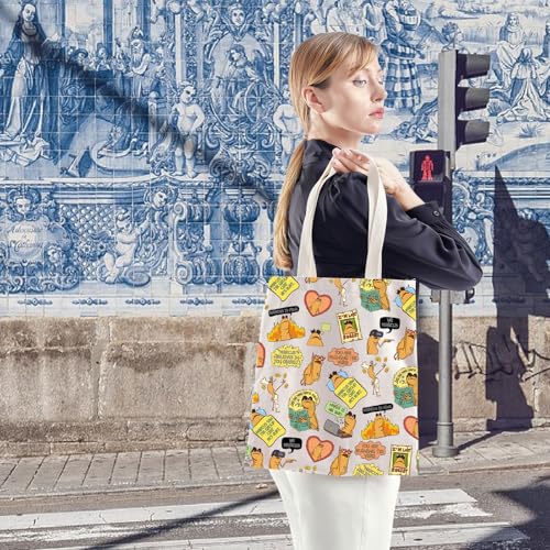 Bolsa Tote Marcus The Worm con diseño divertido miniatura 2