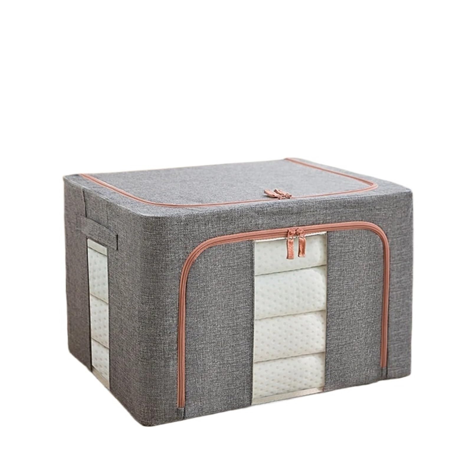 DSFIHJO Foldable Storage Organizers Clothes Blanket Quilt Organizer Box Large Capacity Closet Sweater Storage Clothes Cabinet Organizer