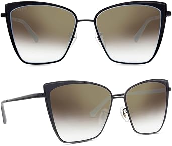 DIFF Becky Designer Cat Eye Sunglasses for Women UV400 Protection, trendy lightweight metal