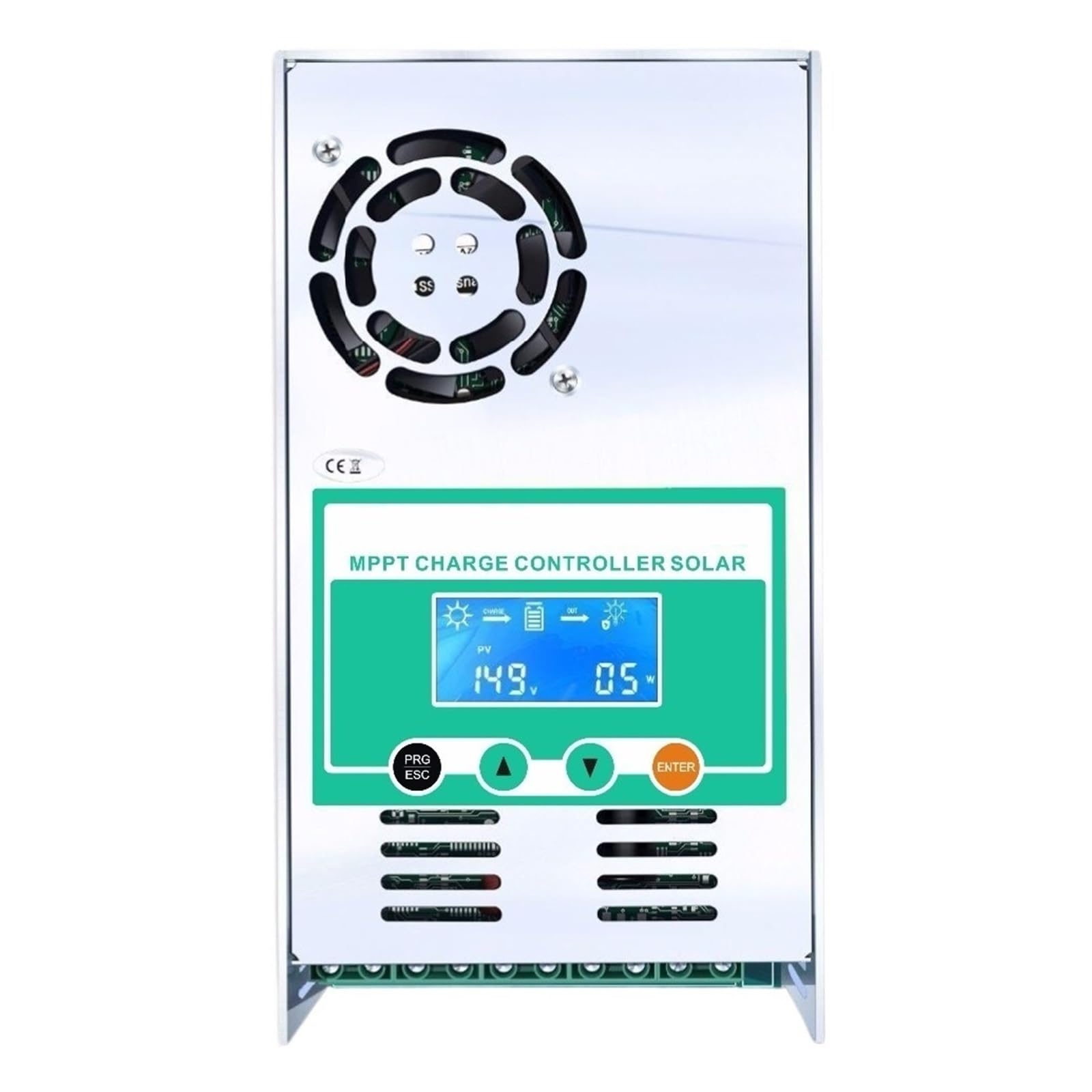 Regulador de carga MPPT 60A que evita la descarga de batería en instalaciones solares 48V