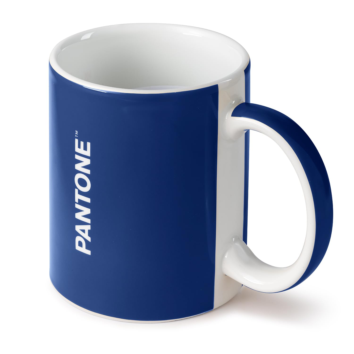 Pantone™ ontbijtkom van porselein, vuilafstotend, krasbestendig, geurloos, grote ontbijtschaal voor muesli, 650 ml, 13,8 x 7 cm, keukenkommen voor vaatwasser en magnetron, cadeau-idee voor Kerstmis