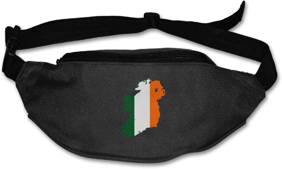 Yahui Flag Map Of United Ireland Waist Bag Fanny Pack / Hip Pack Bum Bag For Man Women Sports Travel Running Hiking / Money IPhone 6 / 7 6S / 7S Plus Samsung S5/S6