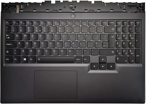 Laptop Replacement Keyboard Compatible for Lenovo Legion 5-15ITH6H 5-15ITH6 5-15ACH6H 5-15ACH6 5-15ACH6A Y7000 2021 5CB1C74841 US Layout Backlit with Palmrest Upper Cover Case TouchPad