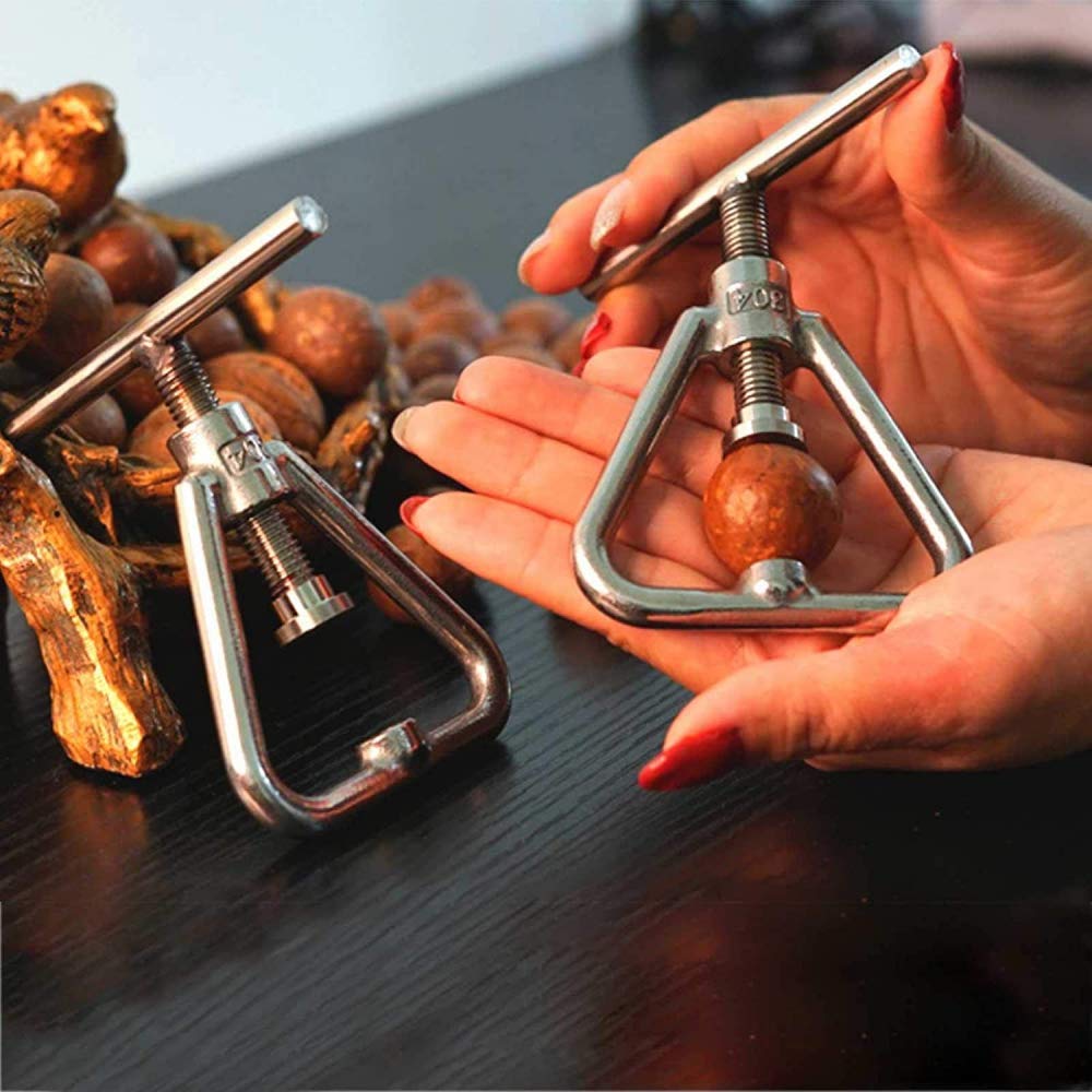 Casse-Noix Multifonctionnel Bubuny Avec Pince Et 2 Fourches En Acier Inox - Ouvre-Noix Sans Effort Pour Noix, Noisettes, Amandes