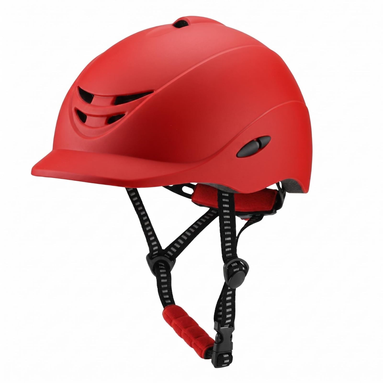 Casco Ecuestre Ajustable Carcasa Rígida Casco Ecuestre Ventilado Brillante Protección Deportiva