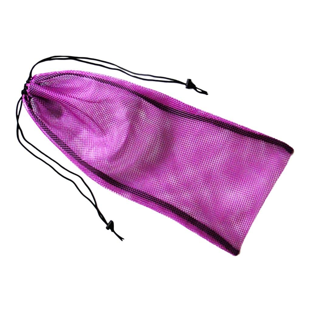 CALANDIS® Mesh Drawstring Bag for Snorkeling Equipment Diving Fins Goggles Mask Purple-image-37