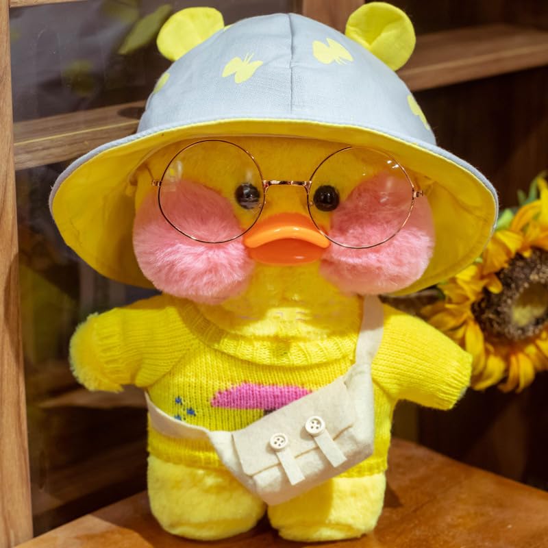 Amazon.co.jp: ぬいぐるみ ヒアルロン酸 アヒル30CM 衣服の組み 5点