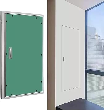 Access Panel For Drywall- Paintable Concealed Plumbing Access Panel, Plasterboard Hidden Door Inspection Hatch With Aluminium Frame Fuse Box Cover, Ceiling Panels & Loft Hatch Customize Up To 48x48in