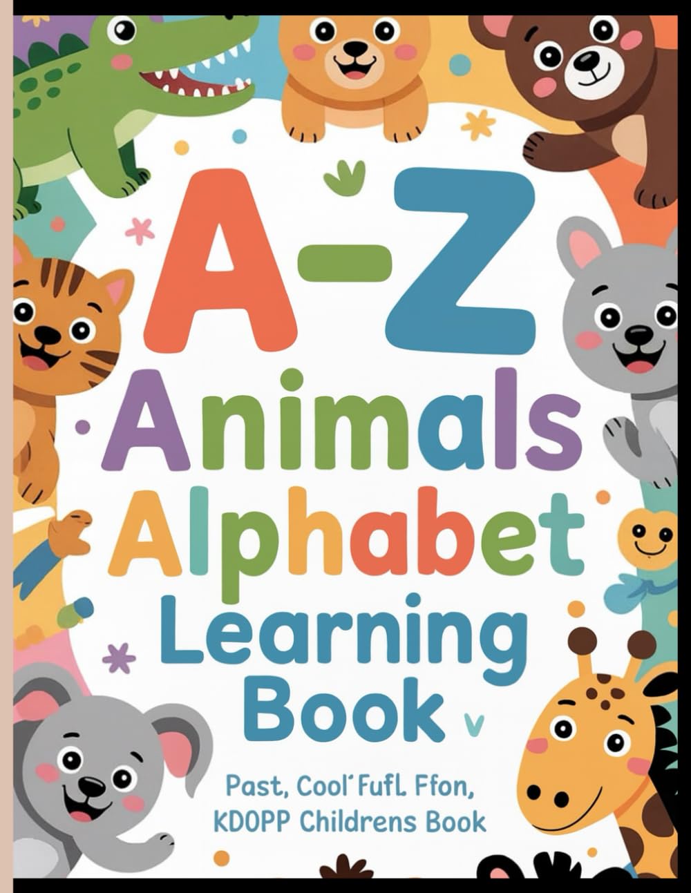 A-Z Animals Alphabet Learning Book: Fun Early Learning for Toddlers & Preschoolers – Letters A to Z with Cute Animals