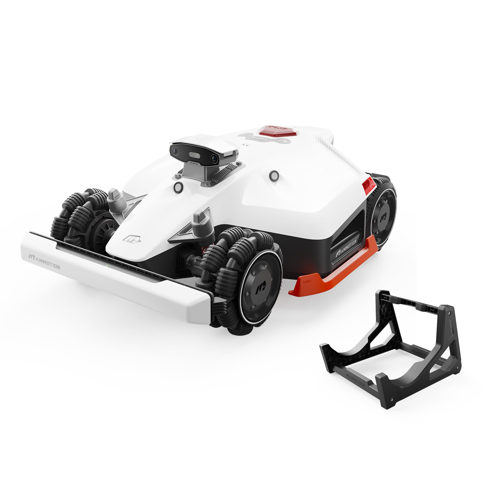 MAMMOTION LUBA 2 AWD 3000X Robot Lawn Mower without Boundary, Recommended 3000 m², Max. 3600 m², Auto Mapping UltraSense AI Vision, 0% Gradient, 25-70 mm Cutting Height