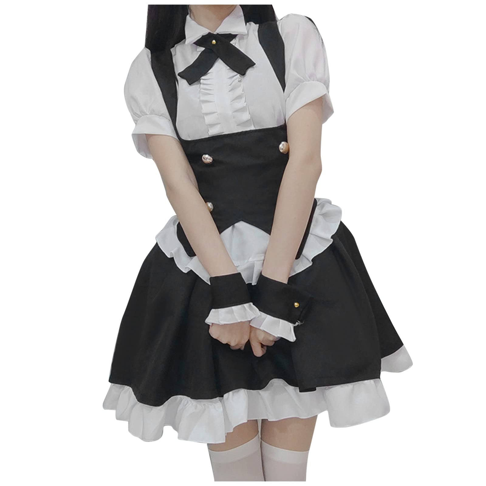 Tonsee AccessoireWomens Cute Lolita Suit Dress Dazai Osamu Cosplay Costume