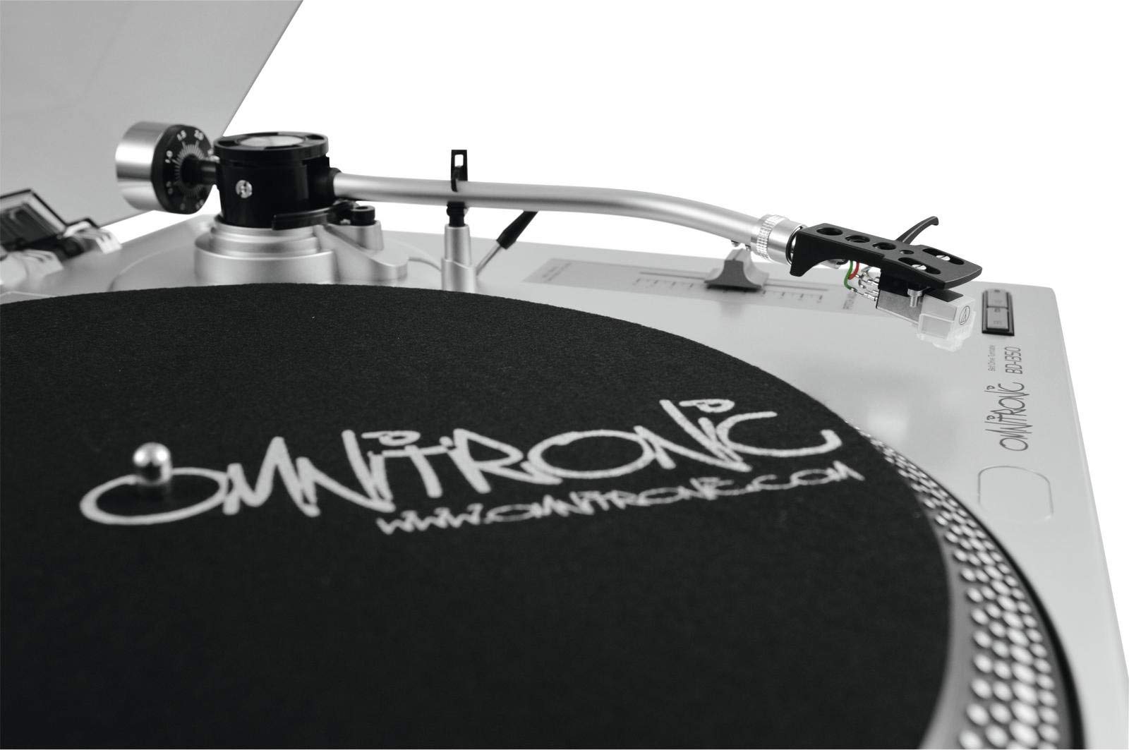Omnitronic 10603050 - Plato para DJ, color plateado