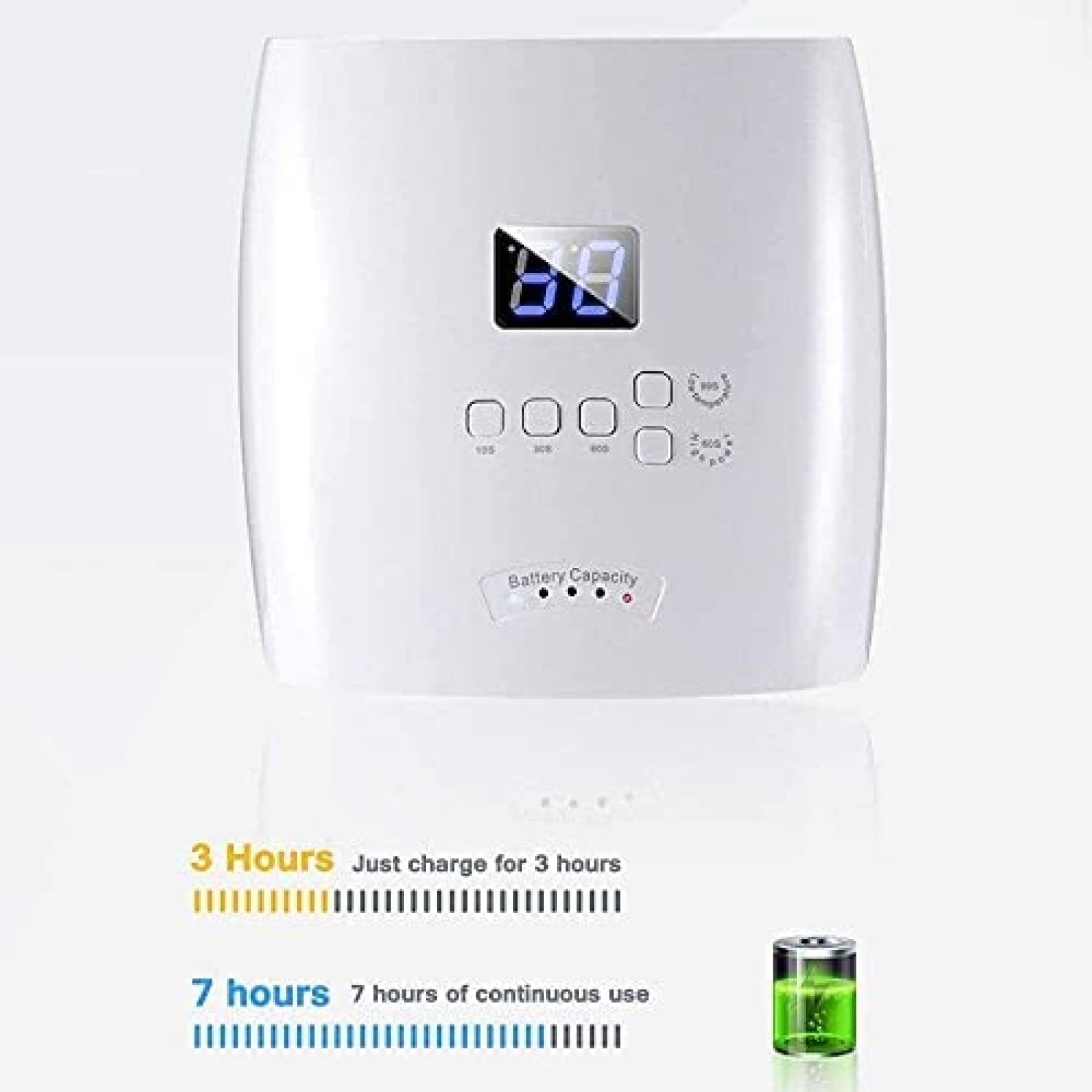 Lampada per Unghie Senza Fili PRO Gel 48W Lampada per Unghie LED UV Ricaricabile Lampada per Unghie Lampada polimerizzatrice per unghia e unghia del Piede, Asciugasmalto per Unghie Strumenti
