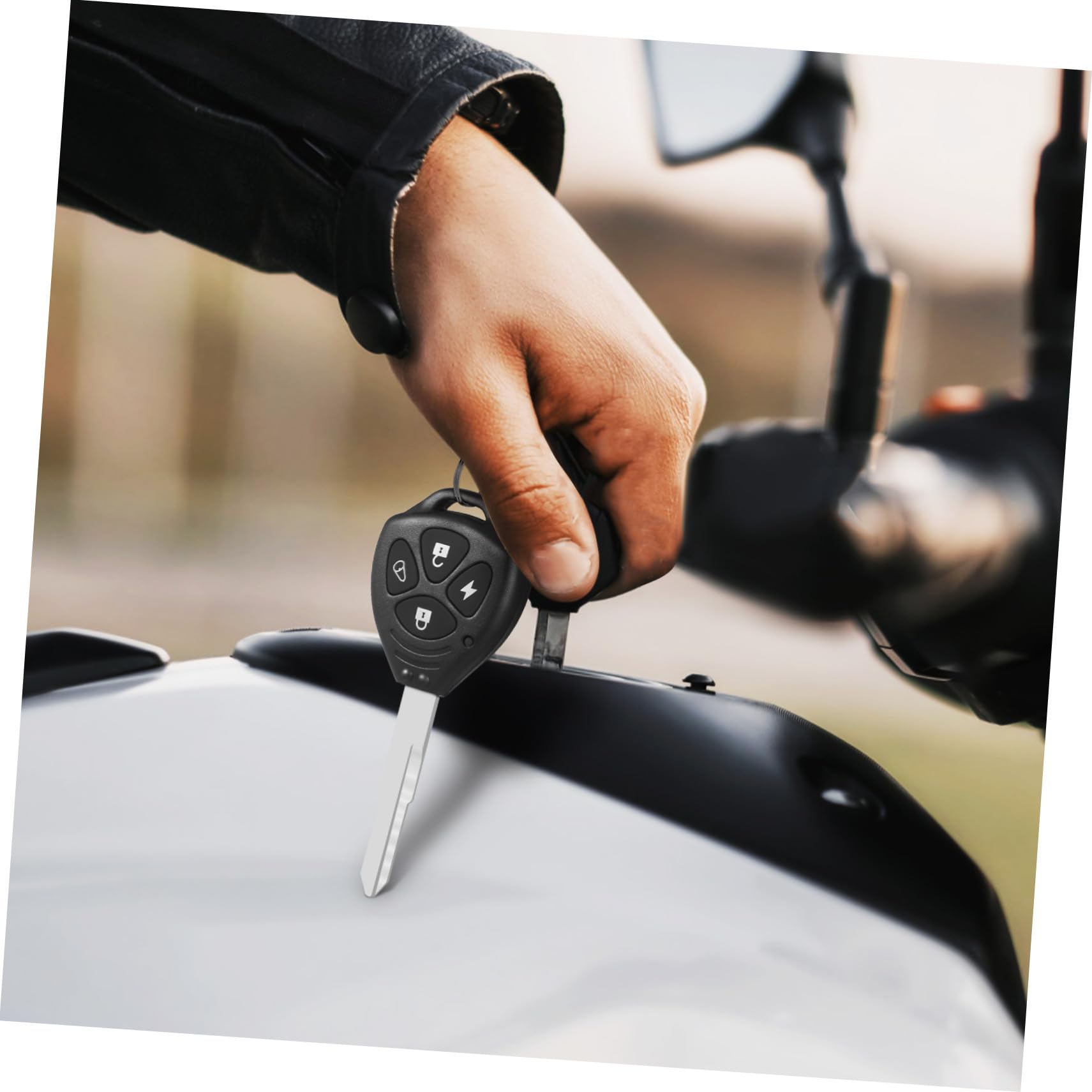 Allarme Antifurto per Moto con Avviamento Remoto 315mhz Abs | Antifurto per Moto con Telecomando, Funzione Low Power, Batteria Inclusa e Controller Remoto