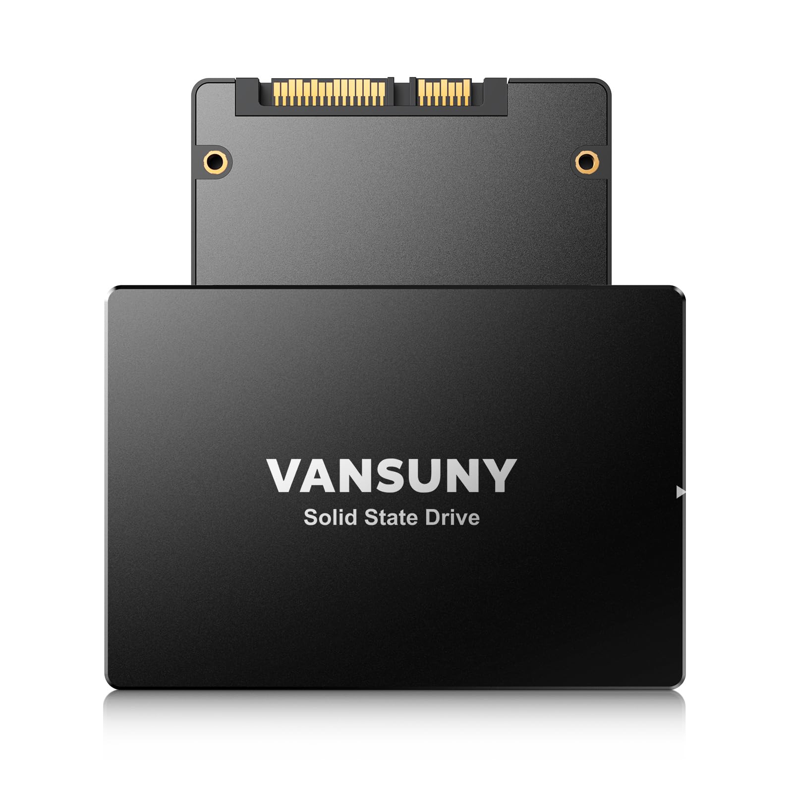 Vansuny X12 SSD Interno 128GB 2.5 Pollici SATA III 6Gb/s, Unità a Stato Solido 3D NAND TLC, Lettura 450MB/s Scrittura 330MB/s per PC, Laptop, Professionisti IT e Creativi