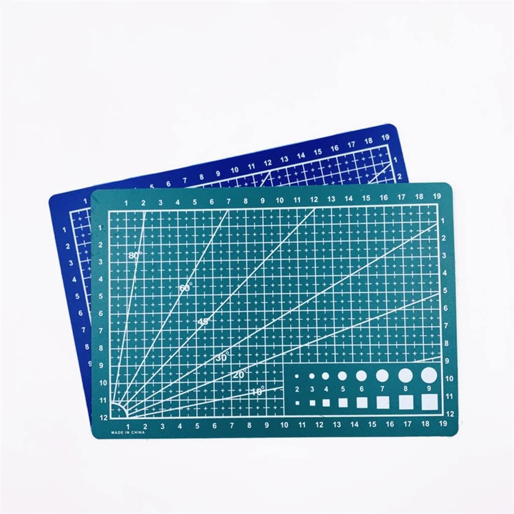 A5 Pvc Cutting Mat Board Engraving Hard Pad Handwriting Plank Lightweight Measuring Diy Art Tool(Blue)
