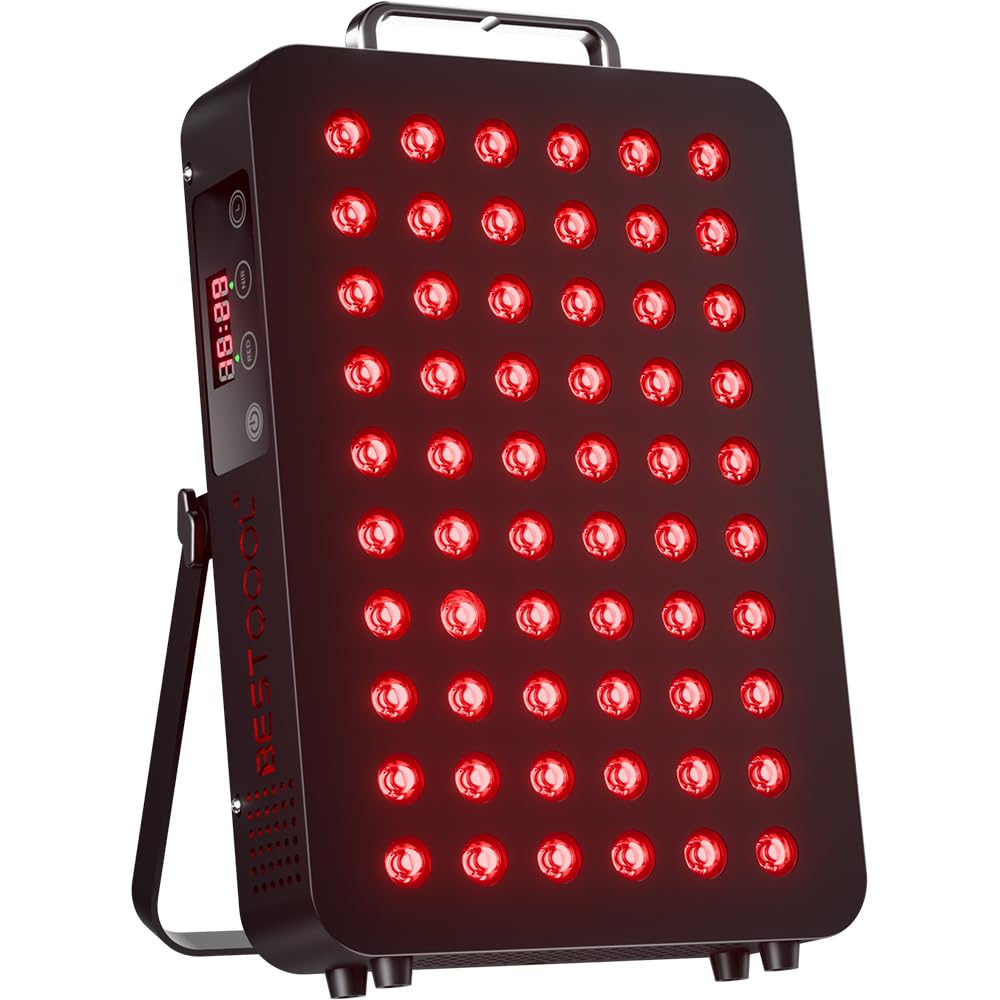 BestQool Dispositivo a Luce Rossa – Dual-Chip 660nm & 850nm, Pannello Premium ad Alte Prestazioni per la Casa, 105W con 60 LED