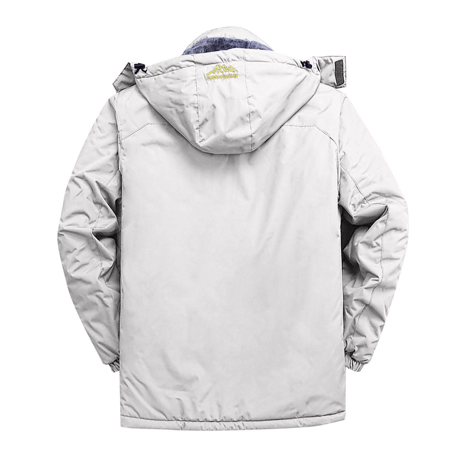 Mrat Chaqueta impermeable para mujer, con forro polar, resistente al viento, chaqueta gruesa de softshell 3 en 1, senderismo, senderismo, camping, montaña, abrigo de lluvia para mujer, abrigo de
