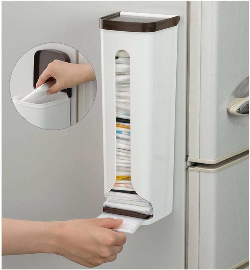 Plastic bag dispenser Reusable grocery bag organizer bag