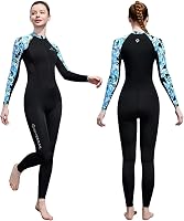Skyone Full Body Rash Guard Dive Skin Swimsuit for Men Women - UV Protection Long Sleeve Thin Wetsuit for Snorkeling Surfing