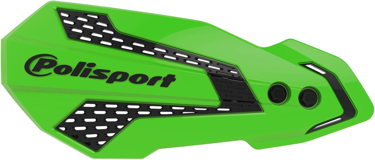 Polisport 8308200040 MX Flow Perch Mount Handguard - Green/Black