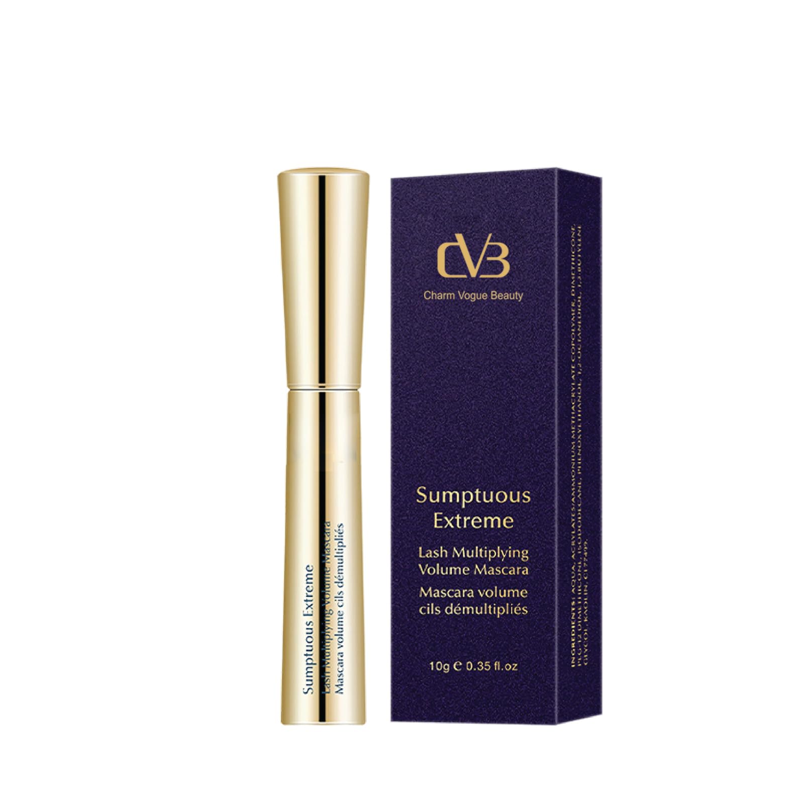 CVB C07 Lash Multiplying Volume Mascara | Cils Demultiplies, Intense Black, Smudge-Proof & Long-Lasting Formula for Fuller, Thicker Lashes 10g-image-10