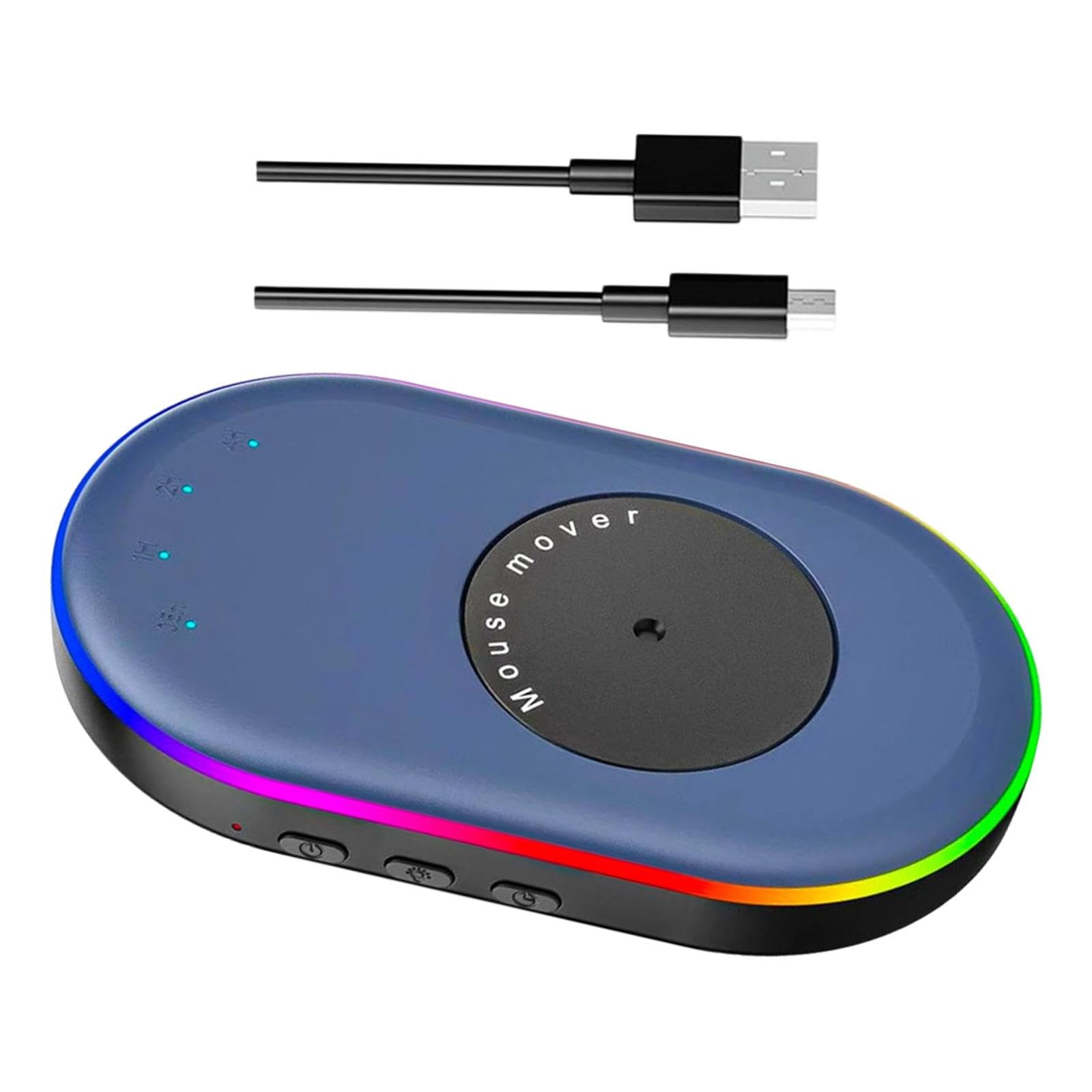 bnf® Mice Mover Sturdy Lightweight Stable Practical Silent for Remote Work Office Blue Black-Electronics-Computers & Accessories-Keyboards, Mice & Input Devices-Trackballs