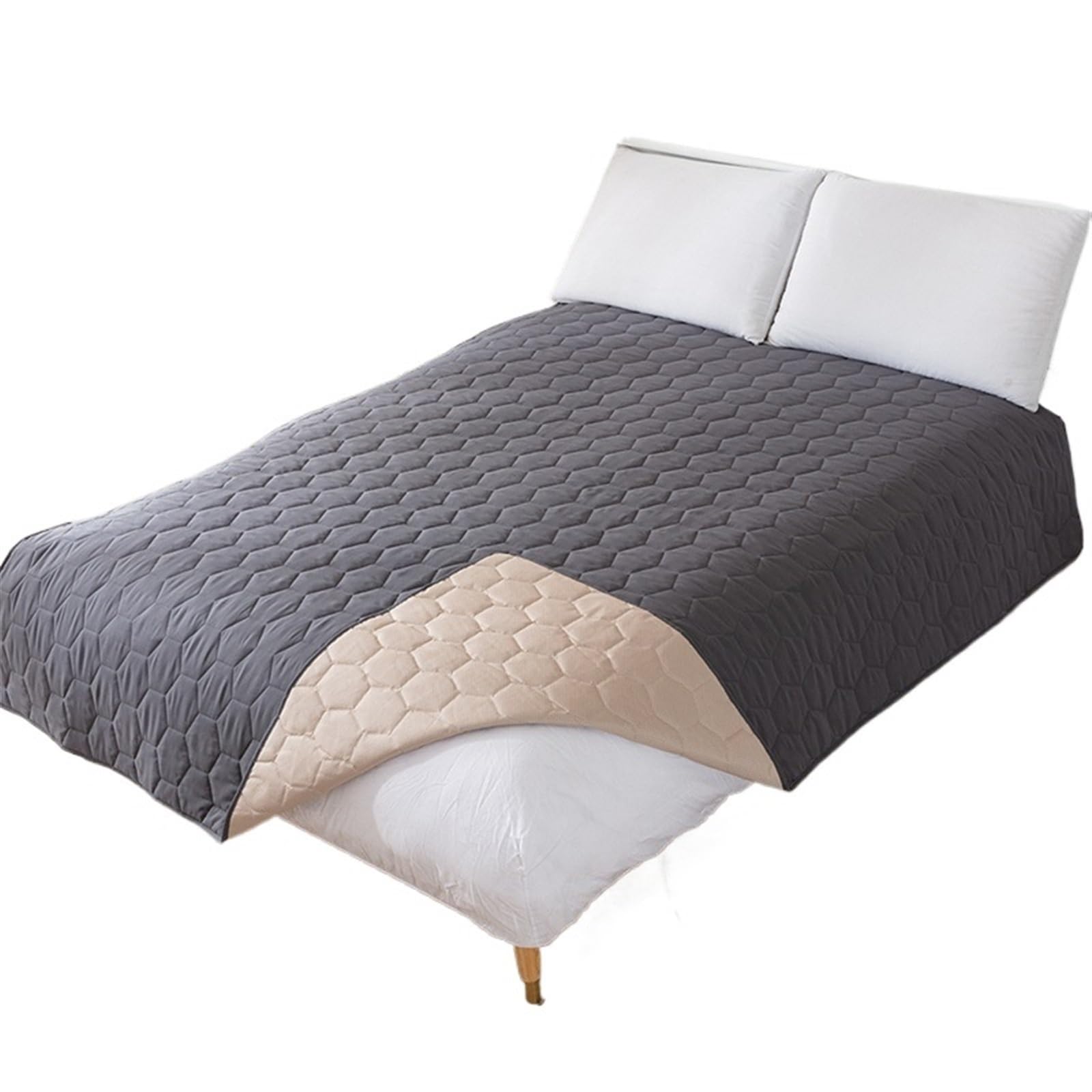 Funda Colchon Impermeable Protector de colchón impermeable for cama de perro, cubierta de cama tamaño King, colcha acolchada, alfombrilla lavable, almohadilla suave gruesa for perro, reutilizable(A1 M