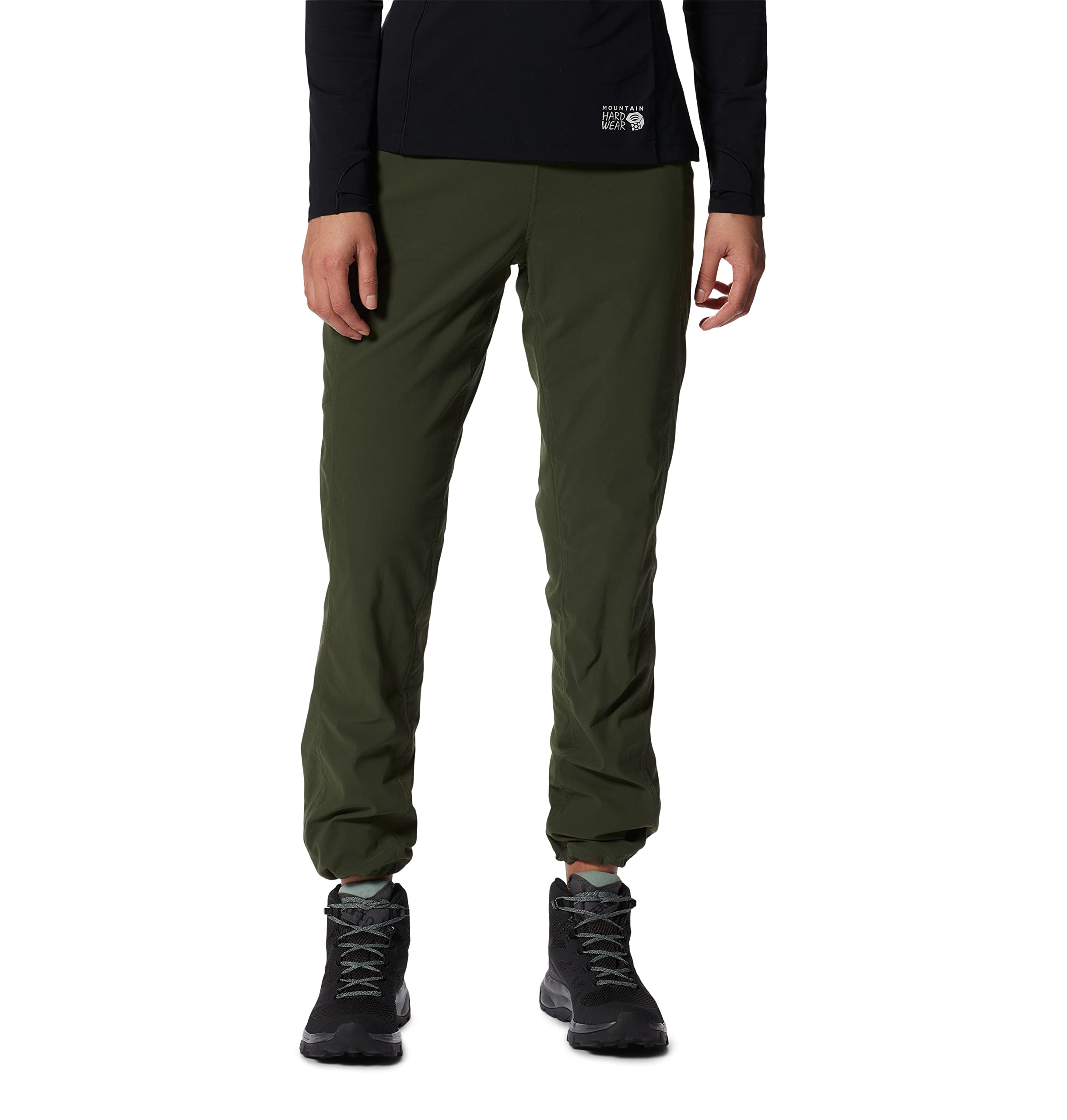 Mountain Hardwear Women's Dynama Lined High Rise Pant, Surplus Green, XL