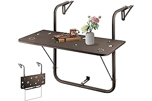 Stunning Balcony Railing Table: Expand Your Outdoor Living Space