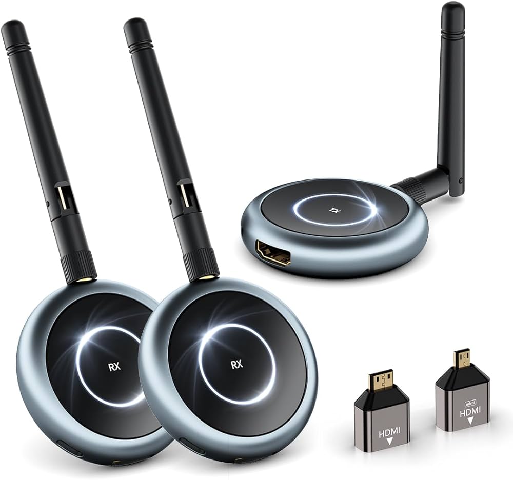 TIMBOOTECH ワイヤレスHDMI送受信機セット 71CeWRMXkuL._AC_UF350,