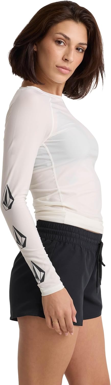 Volcom Women's Simply Core Long Sleeve Rashguard Upf 50+